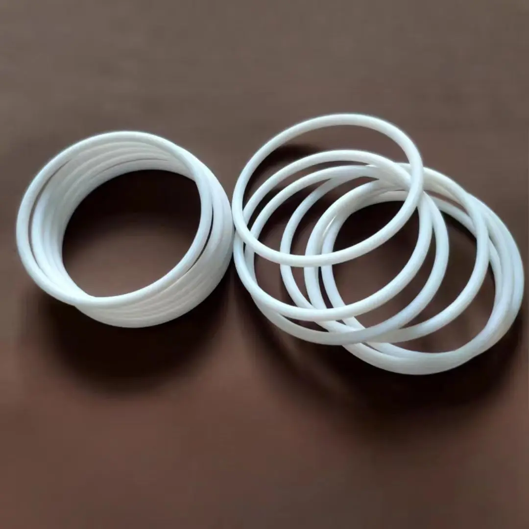Уплотнительное кольцо PTFE с белым высокотемпературным сопротивлением уплотнительное