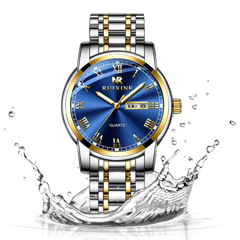 China Advance Luminous Water Resistant Watch Minimalist Quartz Leather Wrist Fashion Casual Wristwatch