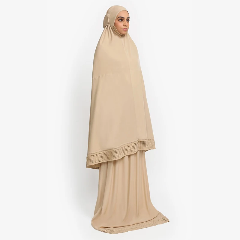 Медина шелк с кружевом и лентой для шарф Tudung хиджаб джилбаба-Seksi-большие Murah джилбаба рукавами