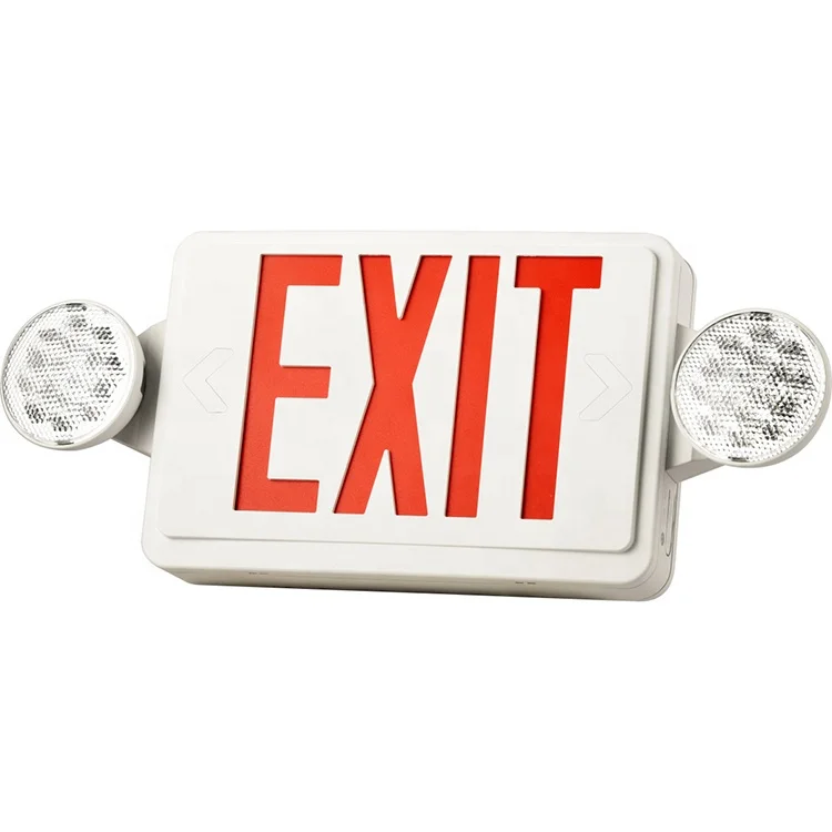 FEITUO-CHINA TOP 1 UL EXIT SIGN Supplier Since 1967-UL Listed 5 years warranty Universal 6 Inch Green LED EXIT SIGN JLEED2GWEM
