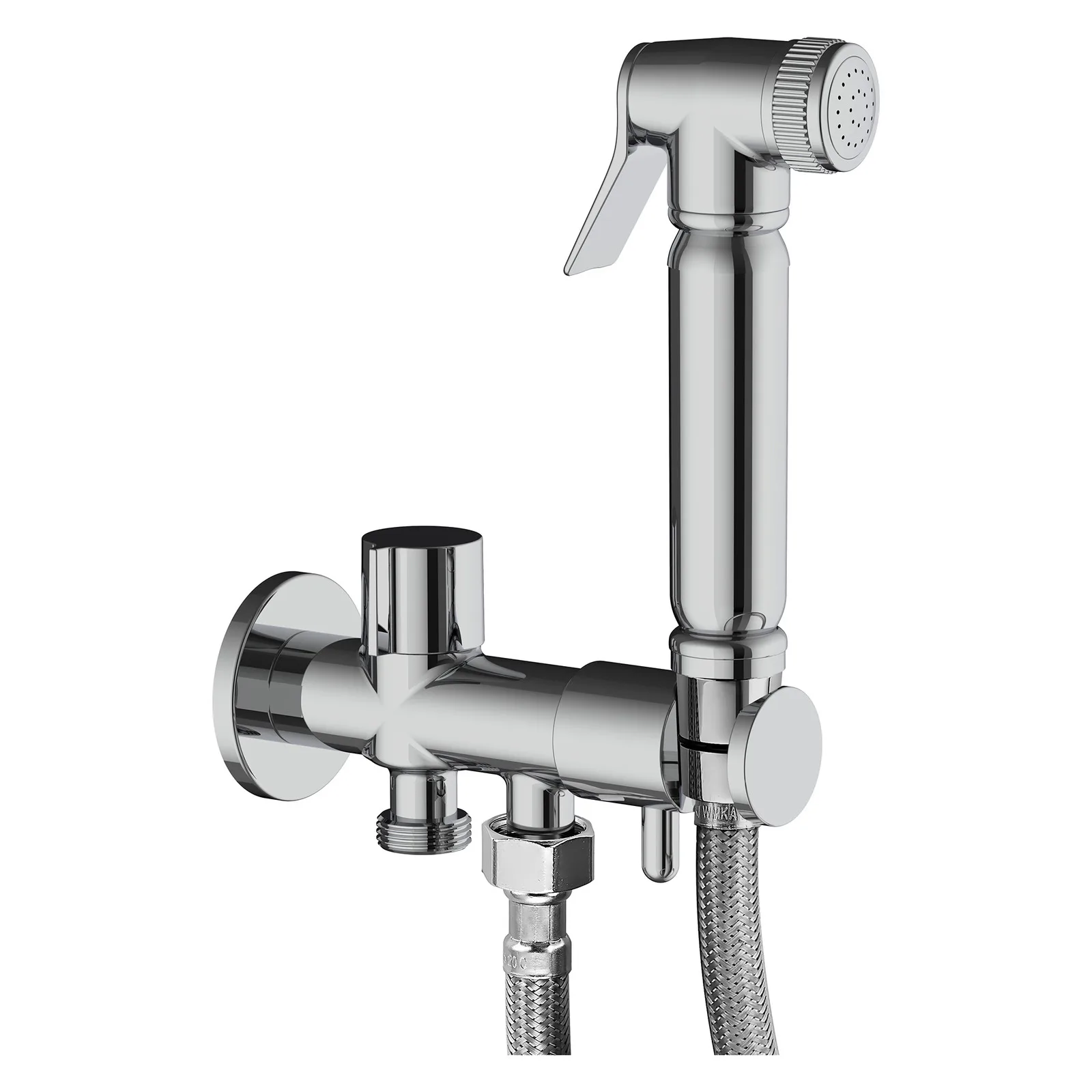 High Pressure Hand Held Bidet Sprayer ABS Plastic Douche Kit Chrome Shattaf Portable Bidet Toilet Spray