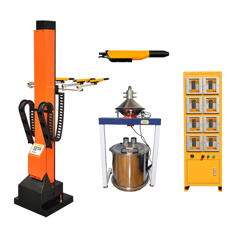 Автоматическая система порошкового распыления с высокоэффективным порошковым покрытием Вертикальная поршневая