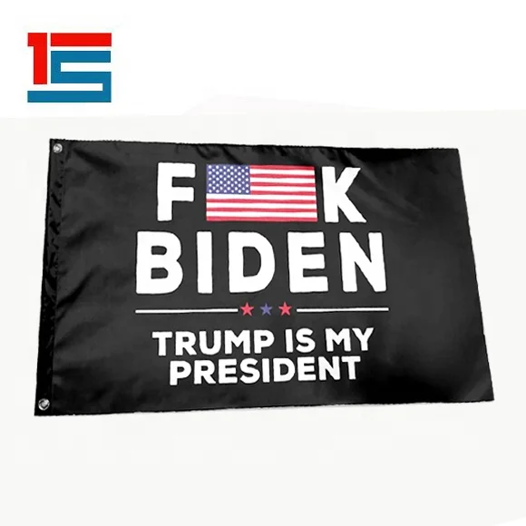  3x5 Feet Anti Biden Trump is My President American Garden Flag Banner