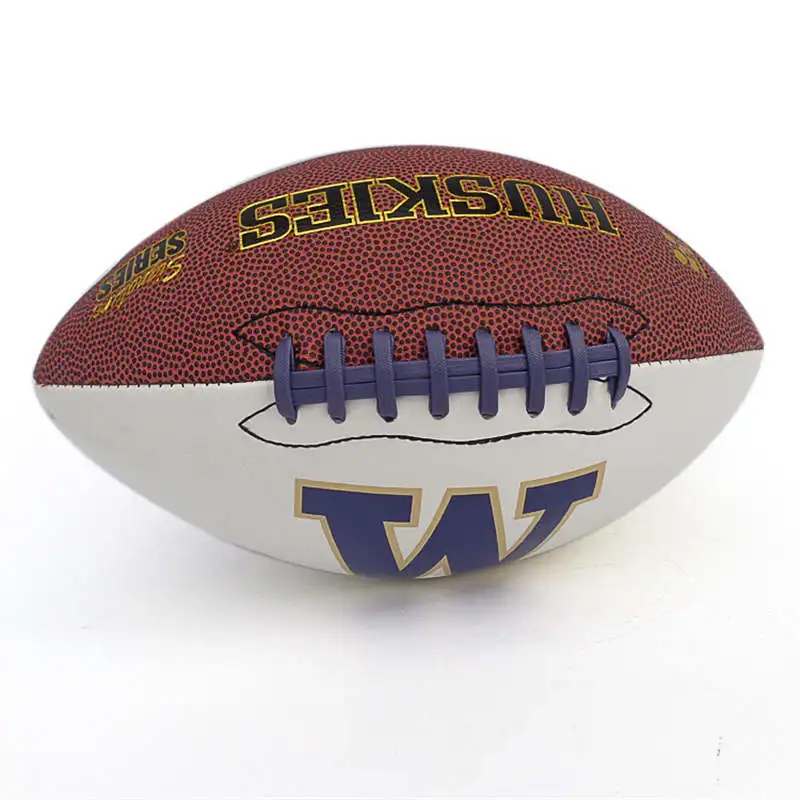 Custom Logo Factory Price Machine Sewn American Football Beach Ball Rugby