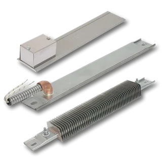 Slight heat 240v 750w ceramic insulated finned channel strip heater strip heating element