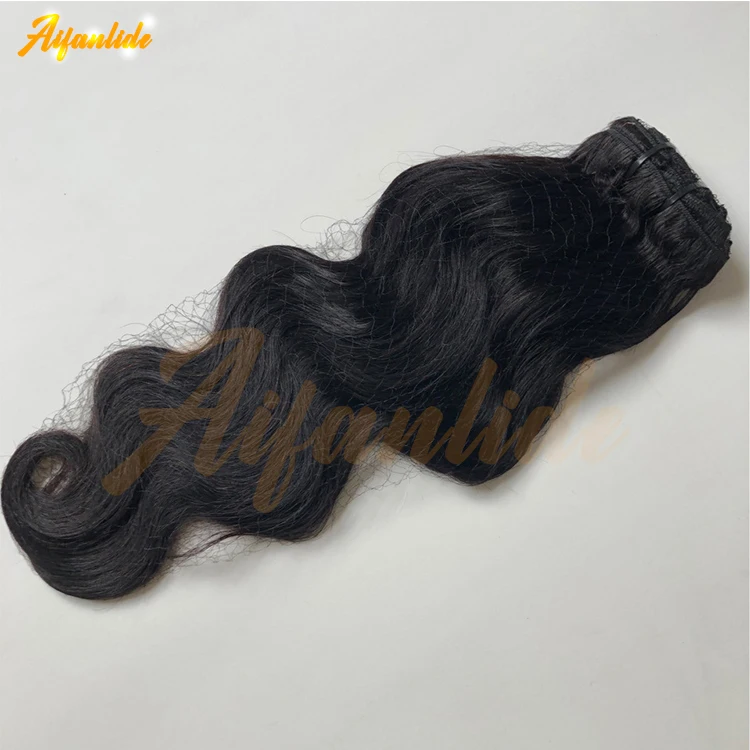 Body Wave Clip In Human Hair Extensions #1B Brazilian Remy Hair Clip Body Wave Human Clip In Hair Ins