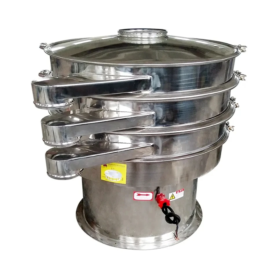 Single Layer Round Vibration Sieve Synthetic Graphite Vibrating Sifter Machine Supplier