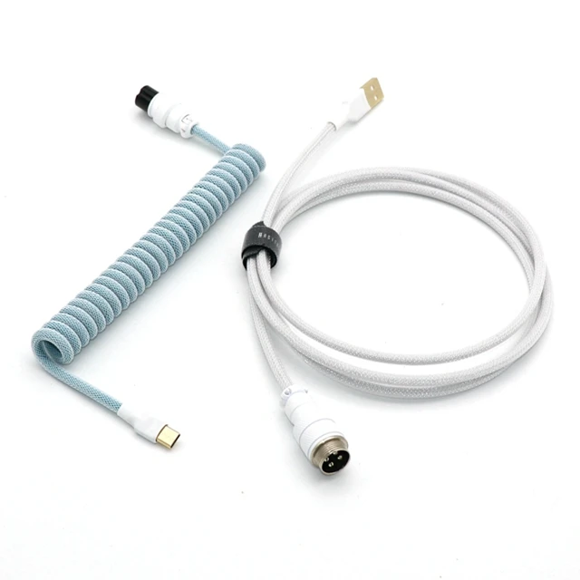  Заводская поставка механическая клавиатура цветной Авиатор USB C спиральный Паракорд