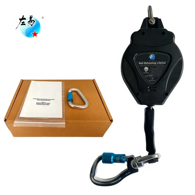 vertical lifeline container devices construction system 6 meter retractable fall arrester