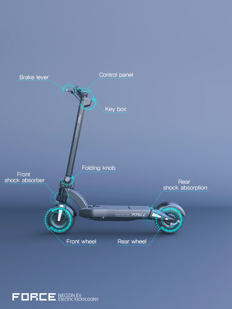 2021 newo FORCE dual FORCE 50 mph FORCE electric scooter for commute