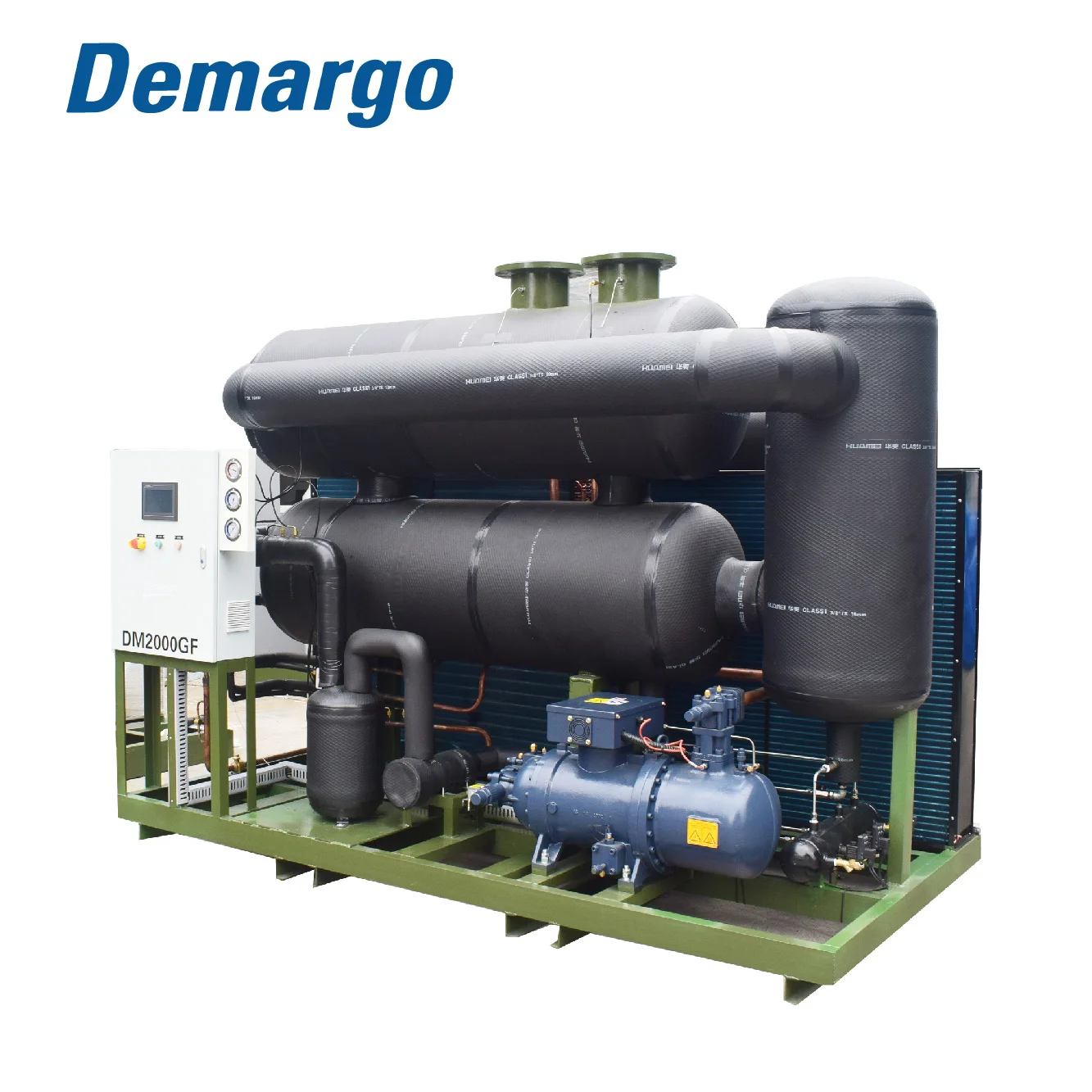 Hot Sale 80c High Inlet Temperature Air Compressor Refrigeration Dryer Manufacturer R410A Refrigerated Compressed Air Dryer