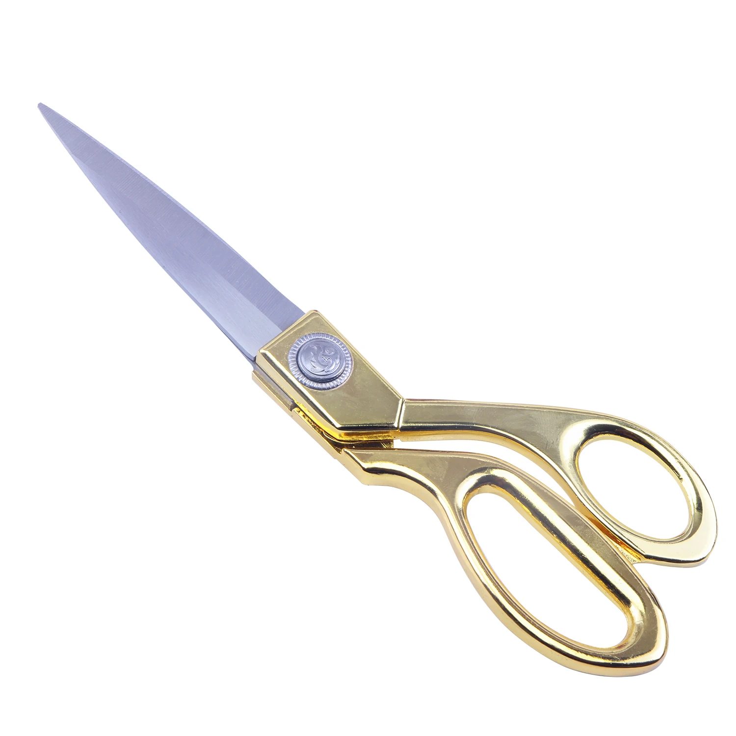 High Quality 8.5 Inch Gold Color Stainless Steel Fabric Leather Cloth Sewing Scissors Tailor Scissors