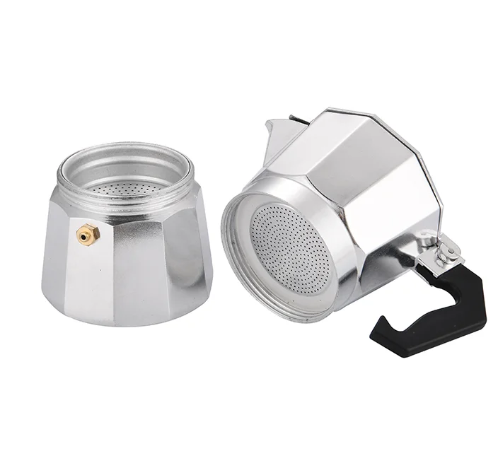 Custom Logo Color Aluminum Espresso 3-cup Moka Pot Kahve Stovetop Italian Coffee Maker Mocha Pot