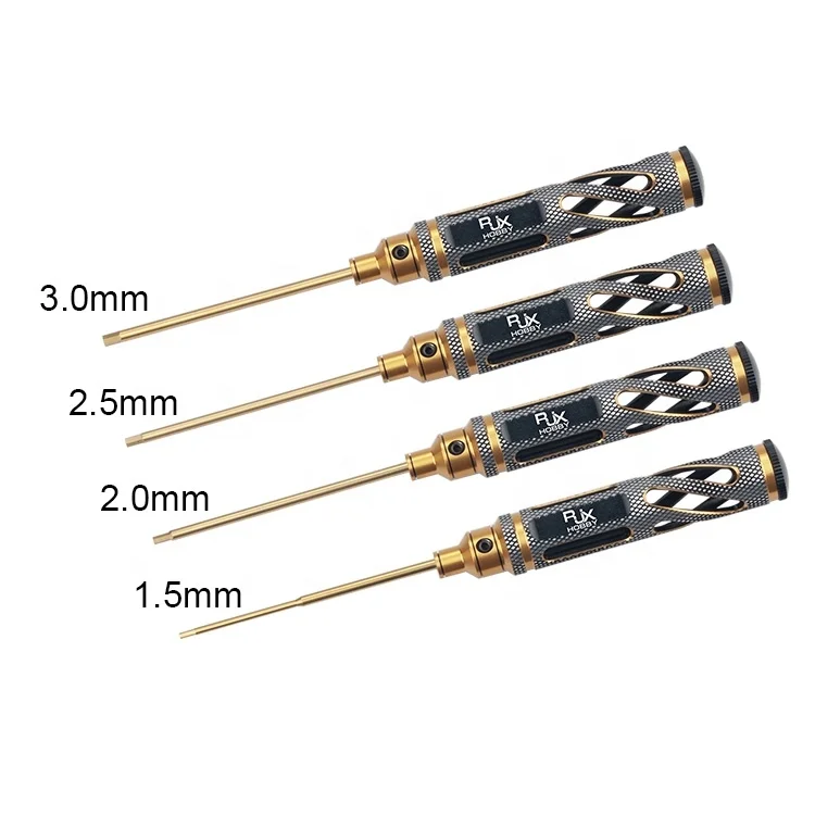 RJX  RC Tools 4 pcs HSS  Hex  Screwdriver set  for RC helicopter drone car boat (62020774037)