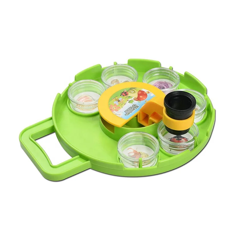 Hot Sale Educational Bug Catcher Collection Viewer Field Microscope Insect Magnifier Science Exploration kids Toy