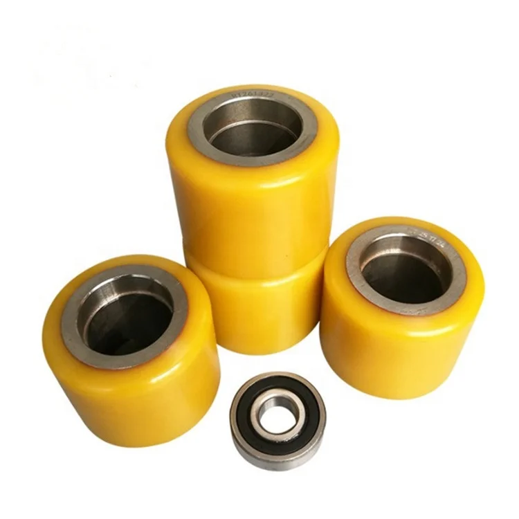 Low cost Long Service Life 85x75/80-20 mm PU Polyurethane Load Roller Wheel for Electric Forklift/ Truck