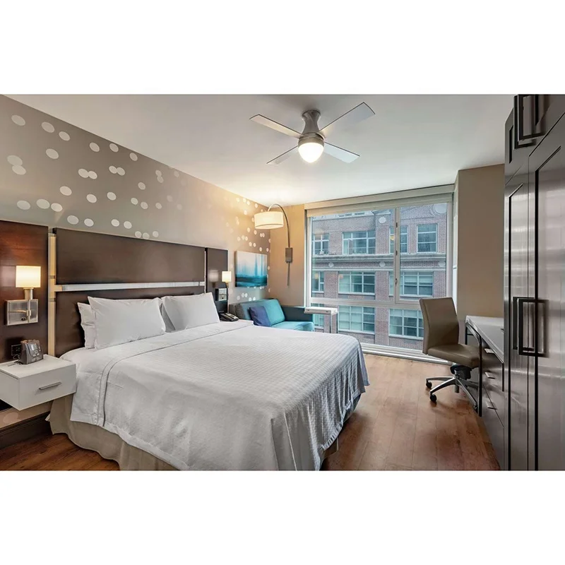Современные спальные комплекты Homewood Suites от Хилтон мебель для гостиничного проекта изготовленные на