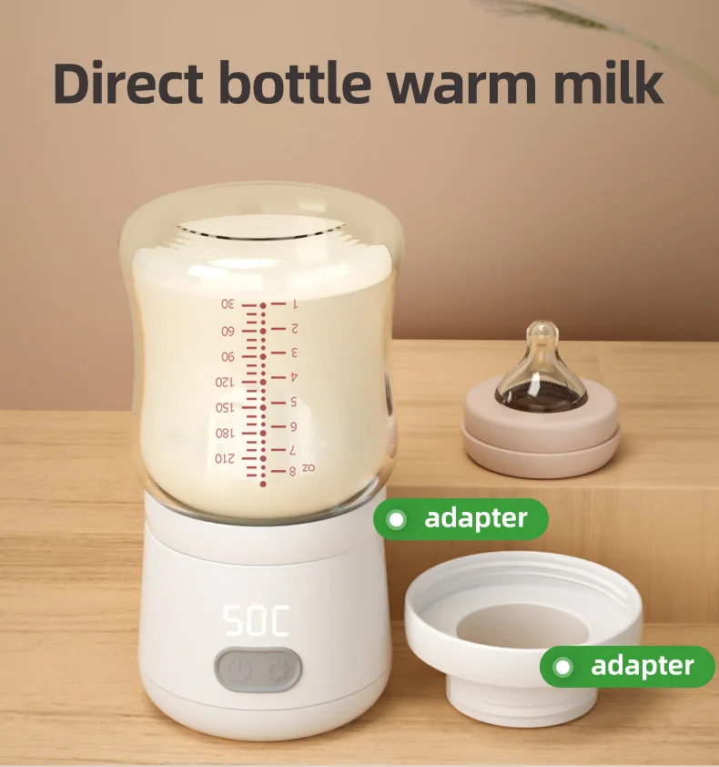 2023 New Portable Milk Heater Designer Customized Logo Baby Bottle Warmer Manufacturer