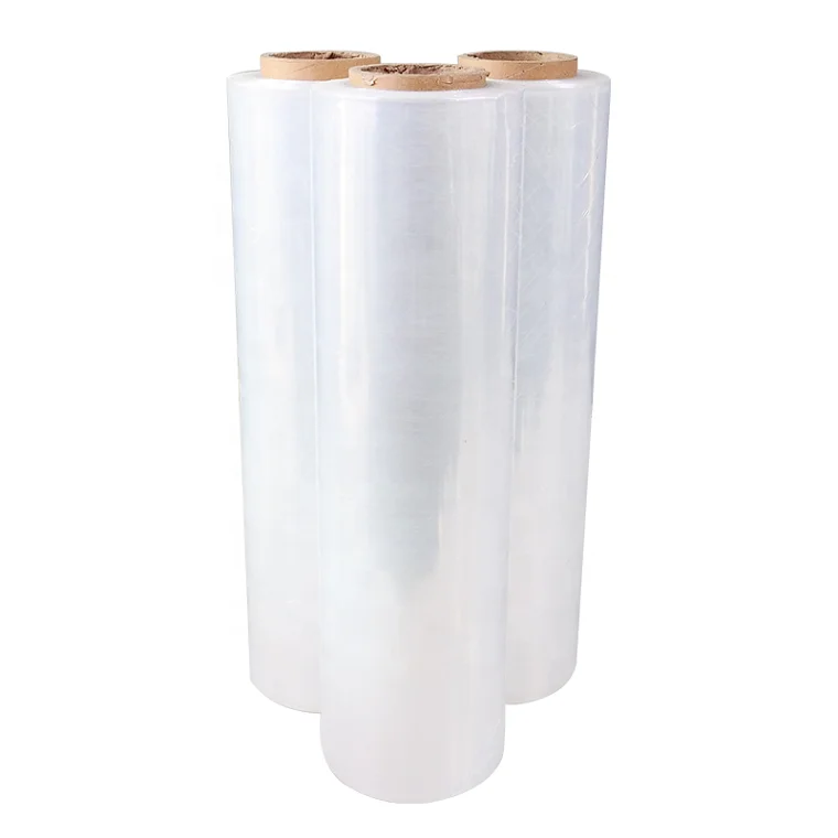 industrial ldpe shrink stretch pallet pe packing wrapping  packag jumbo stretch  film 20 micron jumbo roll stretch handfilm
