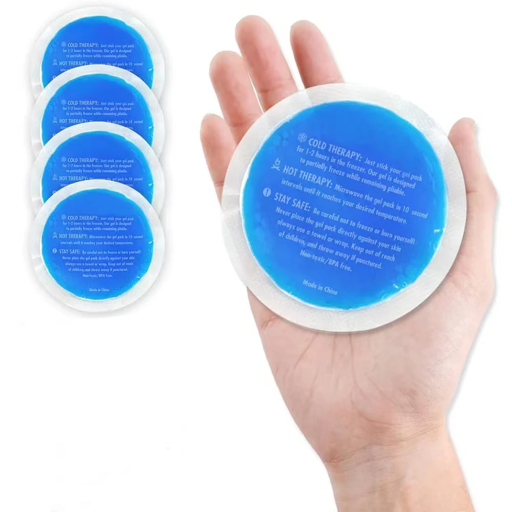 Round Hot and Cold Gel Ice Packs Reusable round ice pack