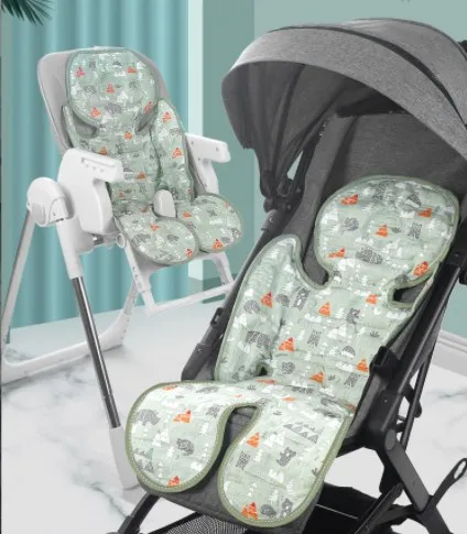 Pushchair Seat Liners for Stroller Cushion All-Seasons Car Seat Insert Baby Head Support for Pushchair Highchair Seat Liners