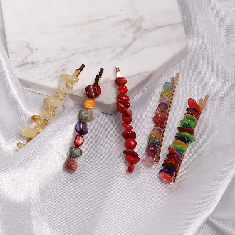 
FJ007 2020 New Colored Turquoise Candy hair clip fashion for women 