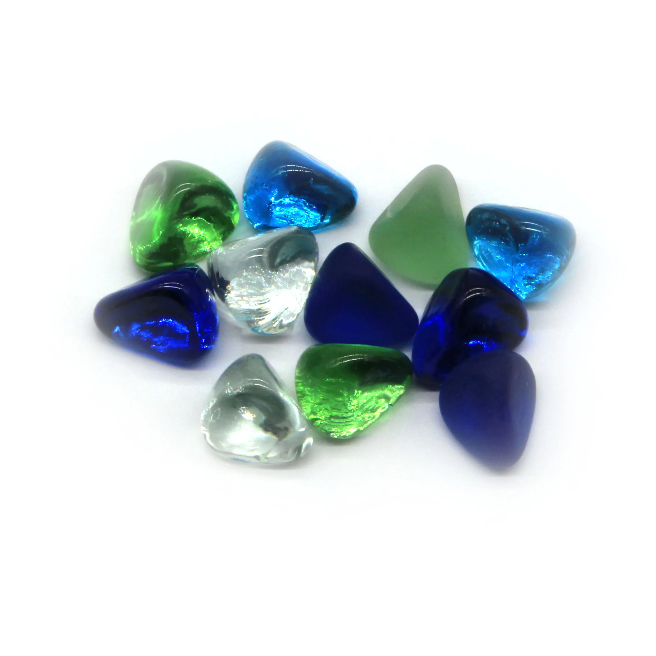 Decorative and popular cheap China glass marble gems decoration stone