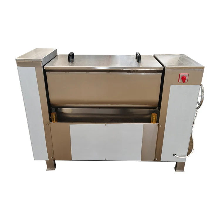 Industrial Meat Grinder Mincer and Smoke Sausage Maker Knot Tie Machine Automatic Sausage Production Line
