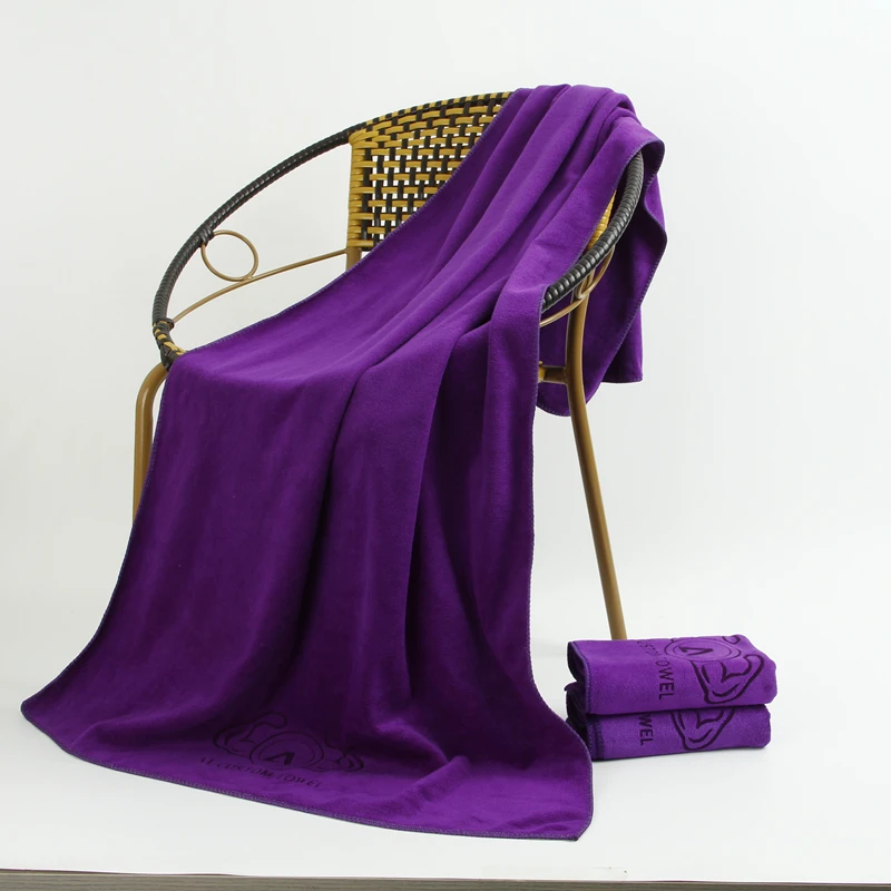 High Quality Free Sample Wholesale Custom Towel Hand Microfiber Sport Gym Towel Custom Hair Salon Towel With Mesh Bag