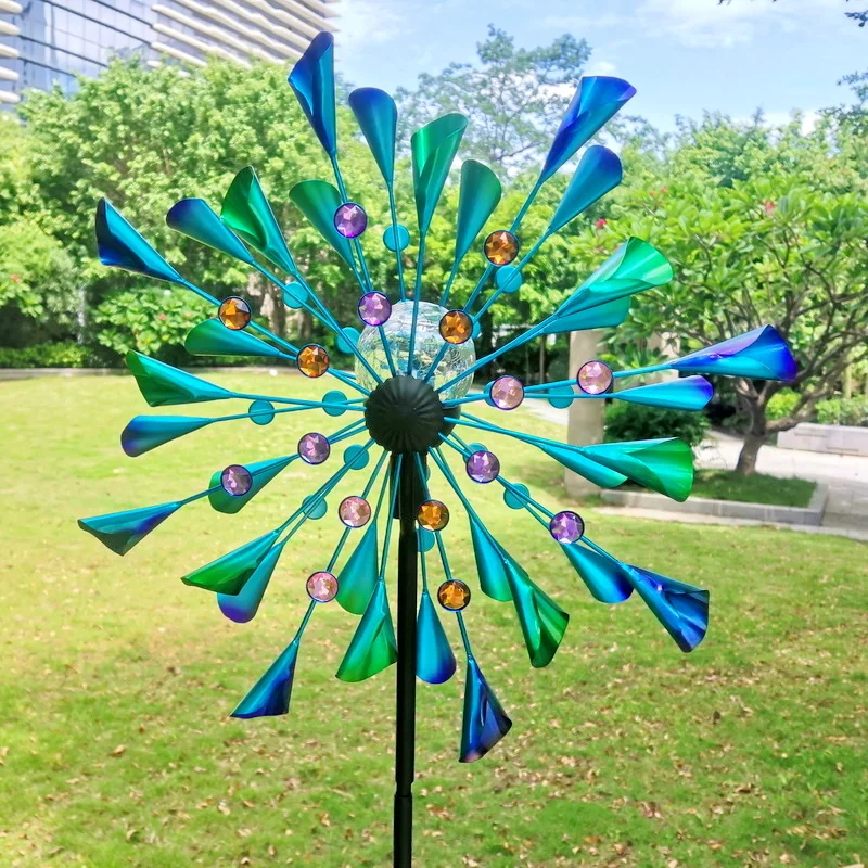 pinwheel metal Garden Windmill
