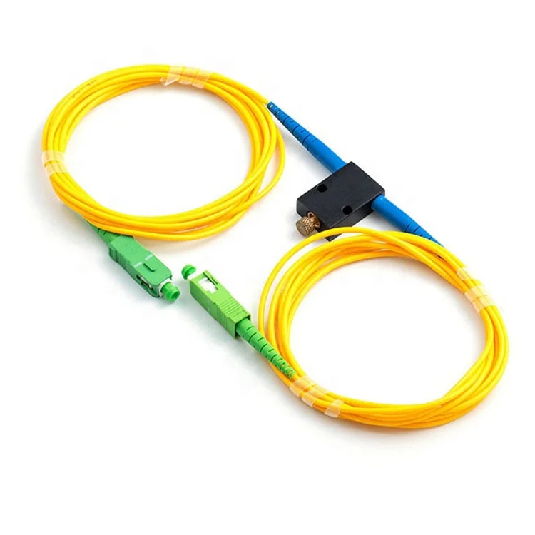 LC UPC FC SC Одномодовый g652d одноволоконный Переменный оптический аттенюатор волоконно-оптический патч-корд VOA In-Line 0 ~ 60 дБ оптический патч-корд
