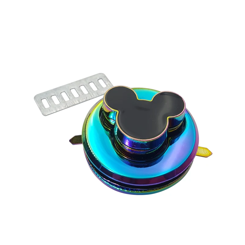 High end logos handbag turn lock wholesale bag hardware accessories mouse lock clasp bag twist lock