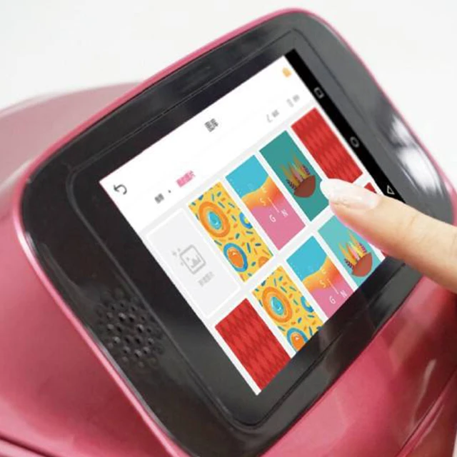 3d Digital Art smart nail painting portable smart paint master automatic nail sticker printing machine
