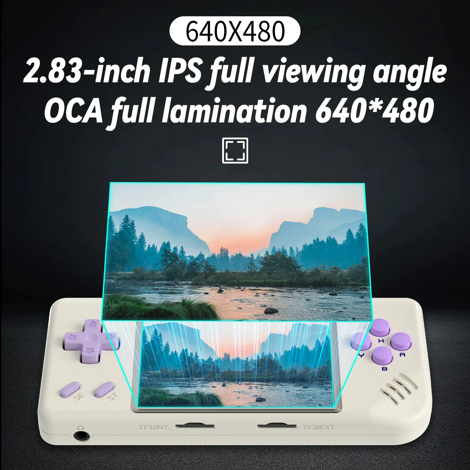 2024 Top Selling Rg28xx Retro Game Console 2024 New 2.83 Inch Handheld Psp Ps1 Emulator 640*480 Screen Linux Game Player