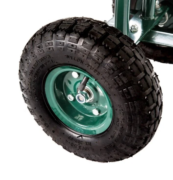 Garden Cart Rolling Work Seat with Tool Tray Outdoor Utility Lawn Patio Yard Wagon Scooter for Planting