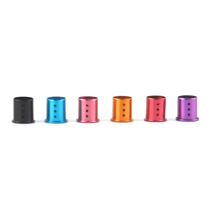 GSF-ATR 1214  Pigeon Foot Aluminum Rings Band 2024 Multi-color Bird Leg Ring With Hole For Sale