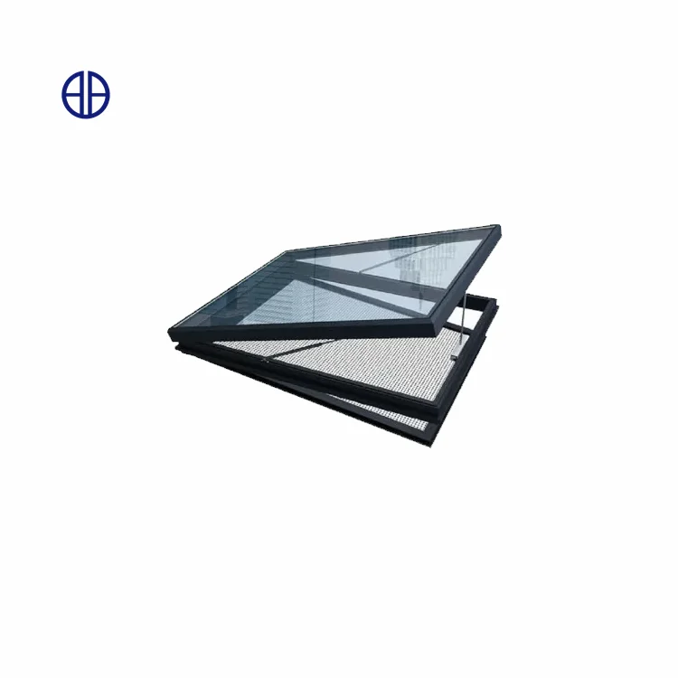Factory Wholesale Intelligent Aluminum Venting Skylight Windows Motorized Skylight Roof