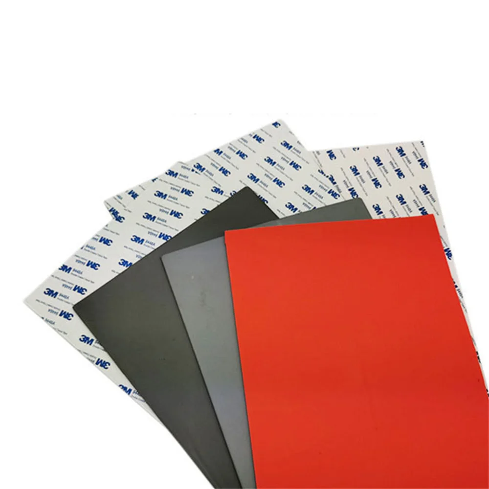 wholesale no smell odorless A4 size 2.3mm thickness laser rubber sheet.