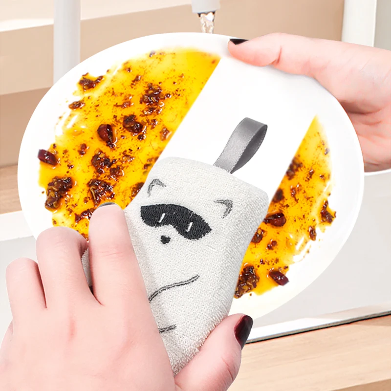 Best Hot Selling Kitchen Sponges Cute Shaped Foaming Bamboo Fiber Dishware Sponge for Dish Cleaning