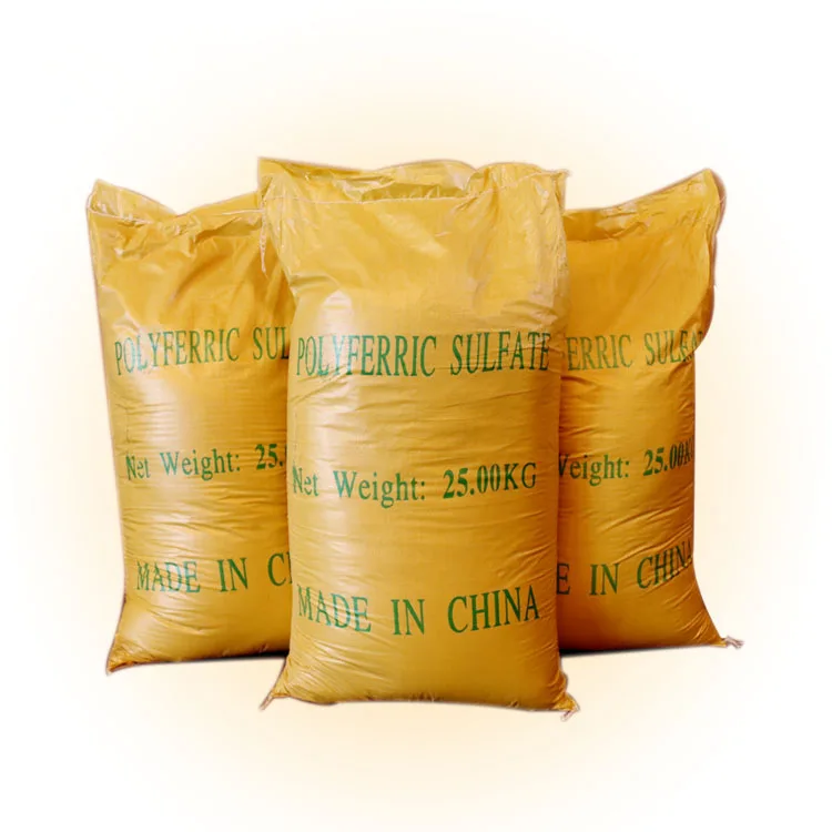 solid powders PFS for phosphorus remover and sludge dewatering poly ferric sulphate water treatment chemicals polyferric sulfate