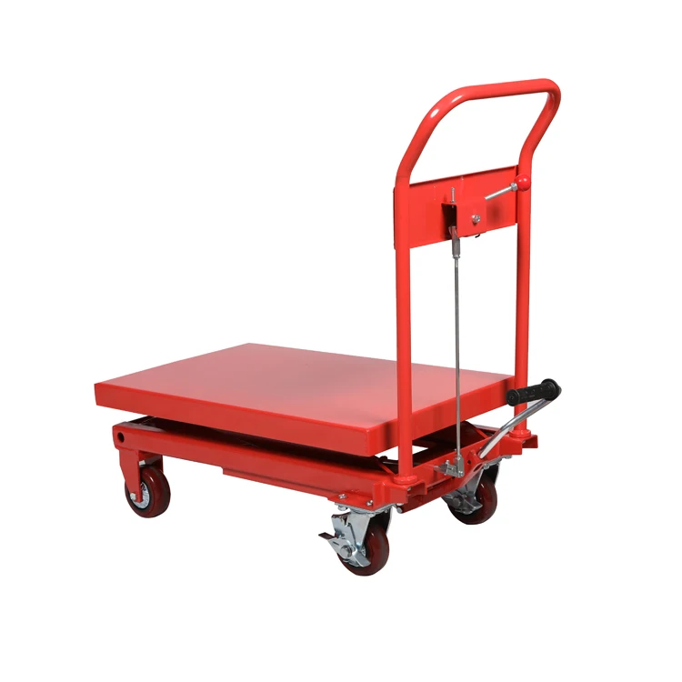 New Manufacturers 500KG Lifting Table Hydraulic Electric lift platform vehicle Warehouse Equipment