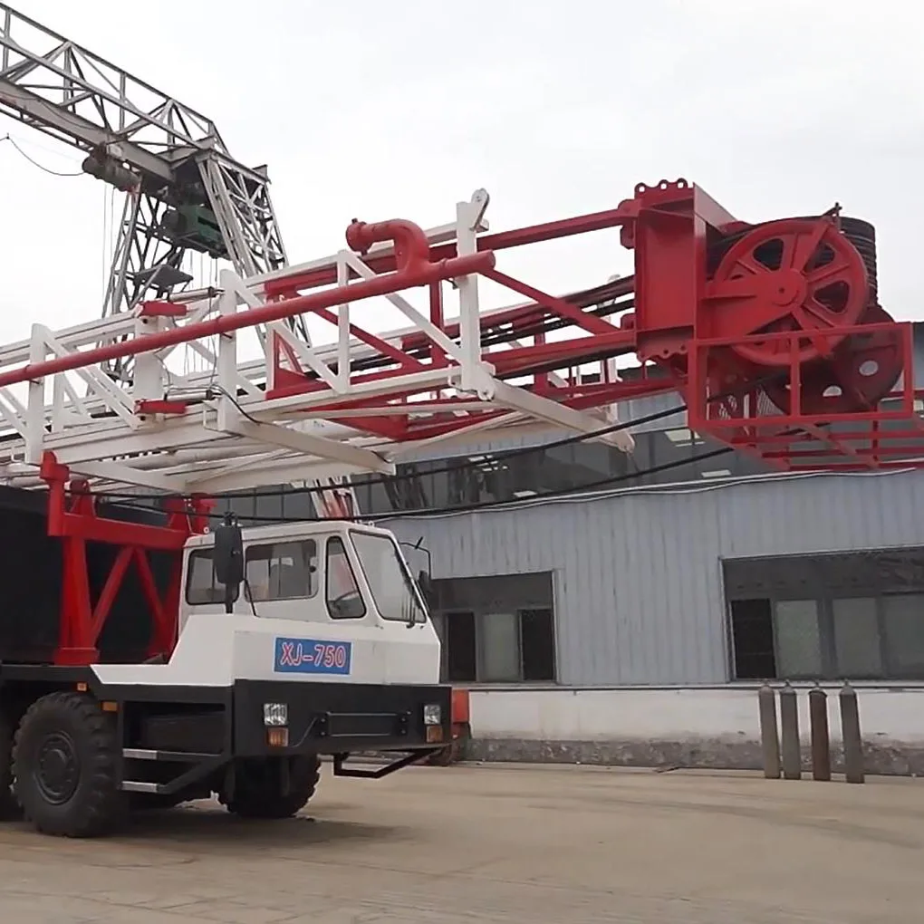 rig de workover 750 hp oil-rigs-workover truck-mounted-workover-rig