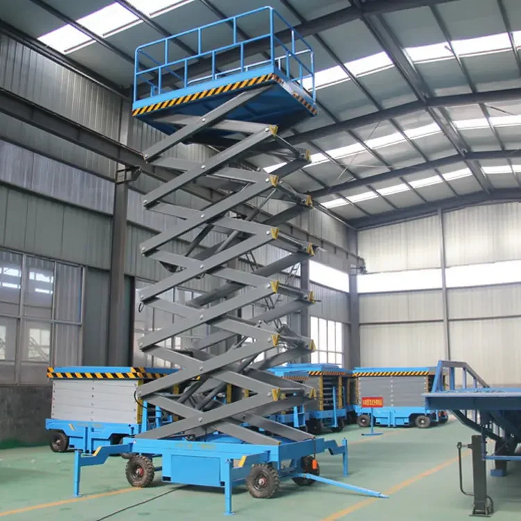 Wholesale High Quality Mobile Scissor Lift 500kg Movable Hydraulic Electric Scissor Lift