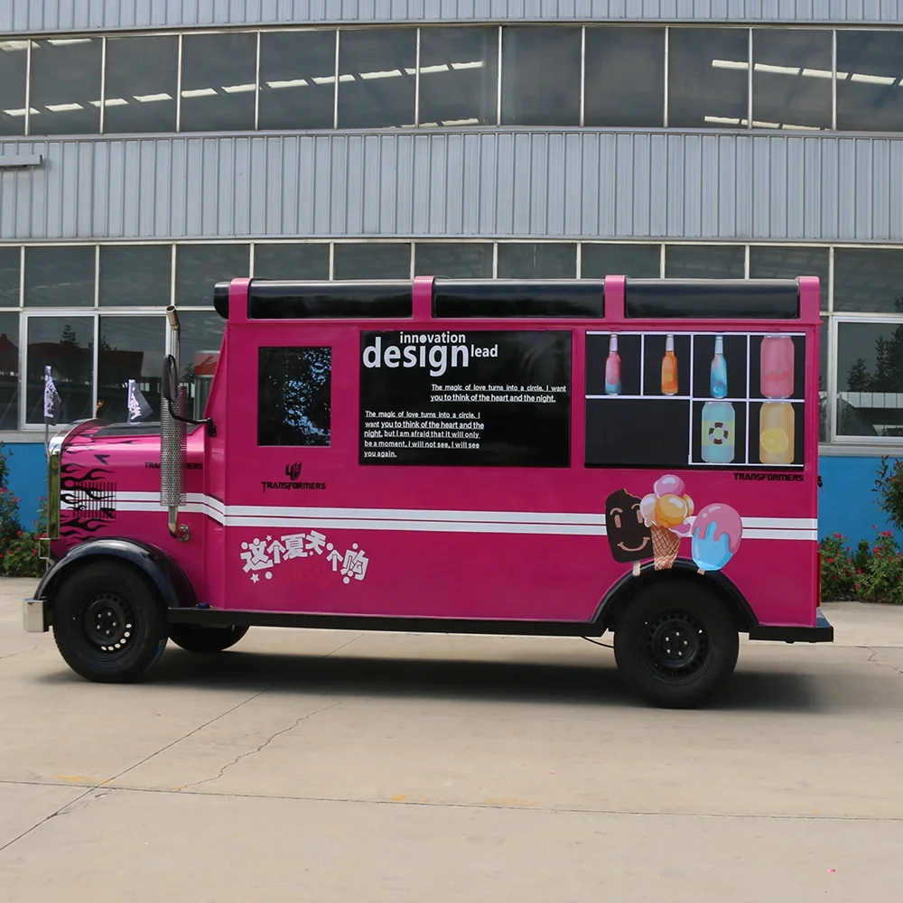 2019 new model ice cream food vending truck mini combi food truck hot dog ice cream food vending truck