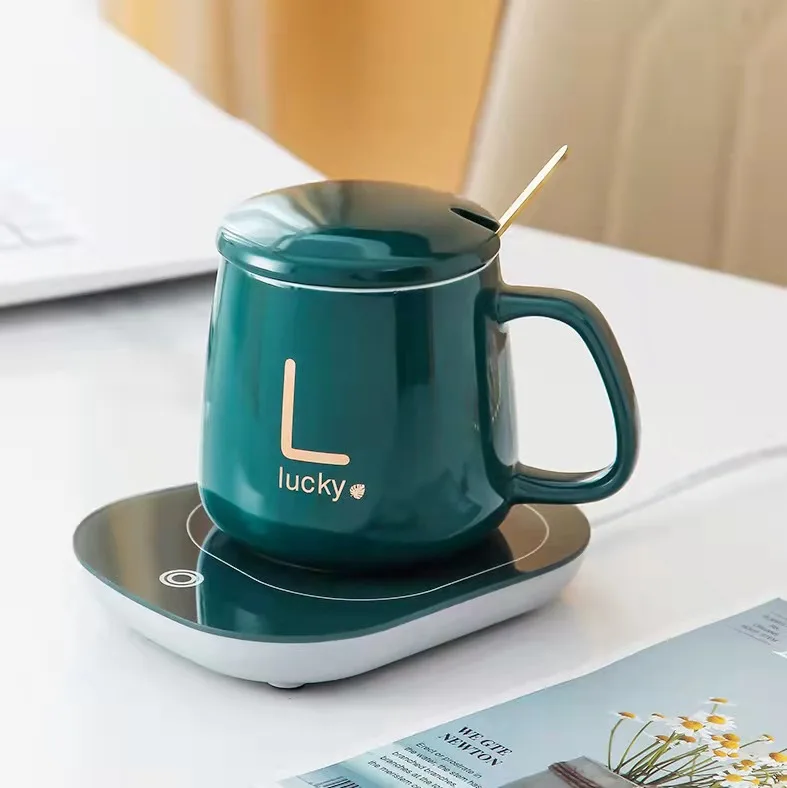 Dropshipping  2021new cup heater coffee mug warmer  electric mug warmer very hot  coffee mug warmer charger phone