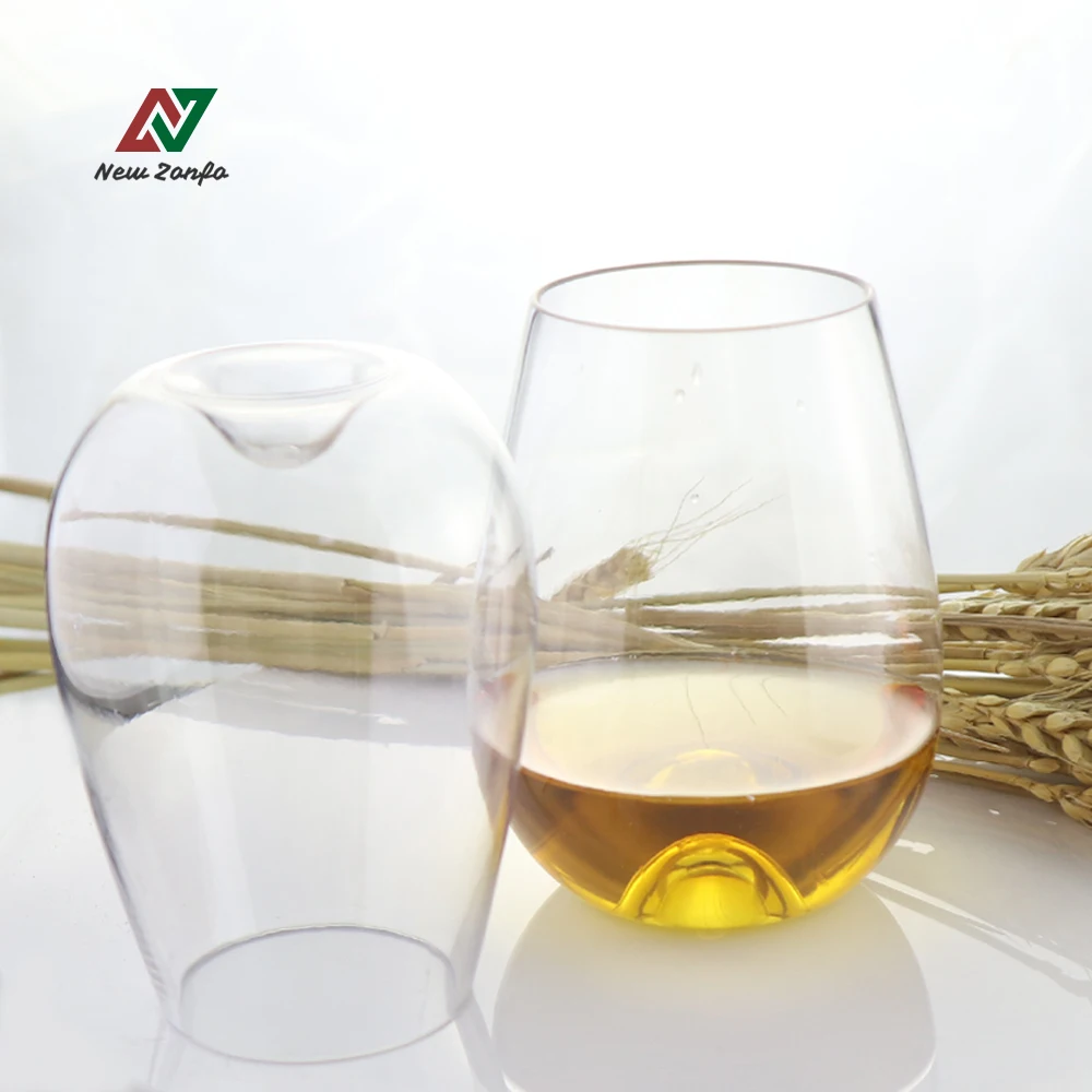 
High Quality Stemless Wine Glass New Style Unbreakable Wine Glasses Shot Glasses 