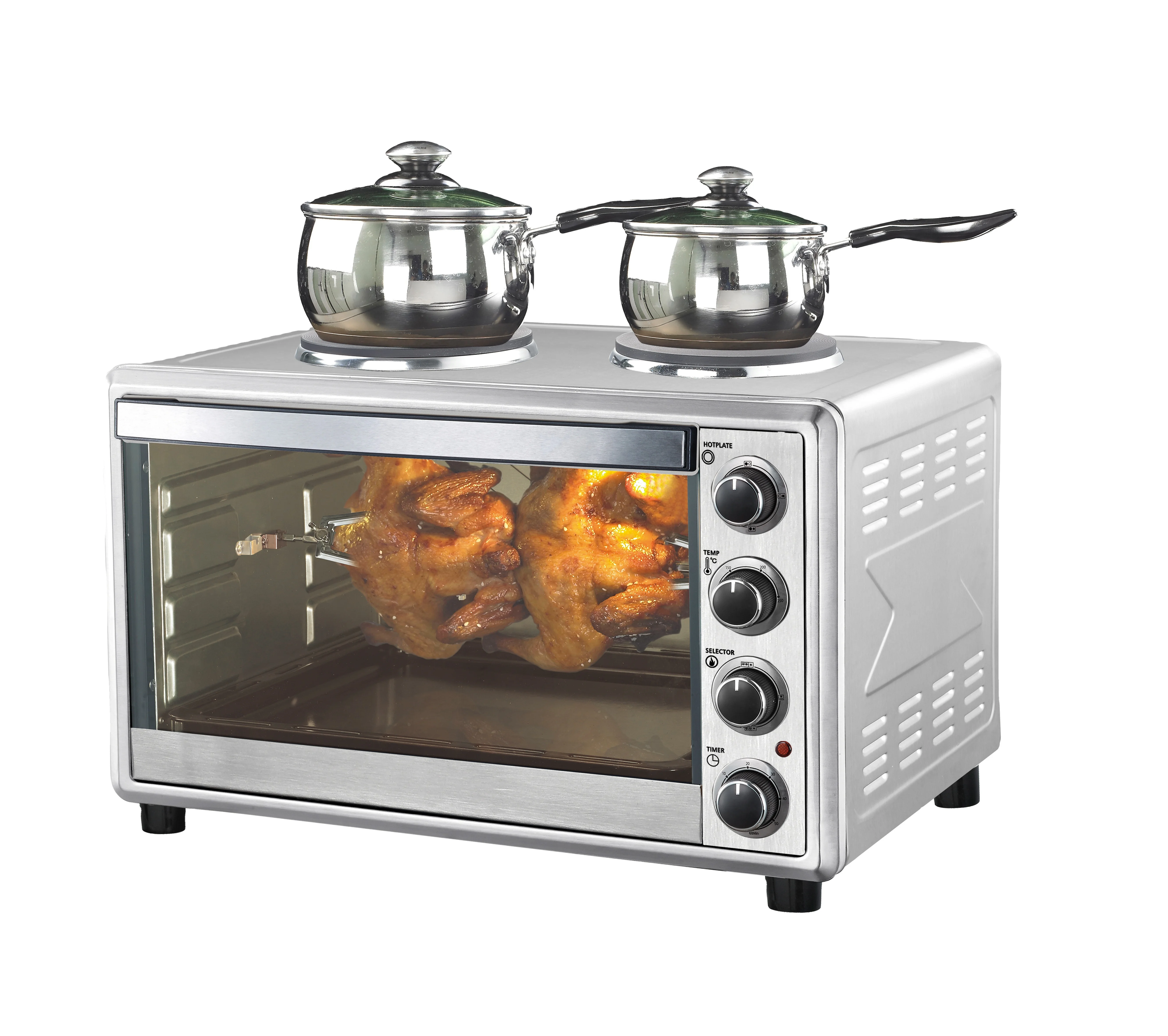60L Large Capacity Home Use Electric Oven with Rotisserie/ Hot