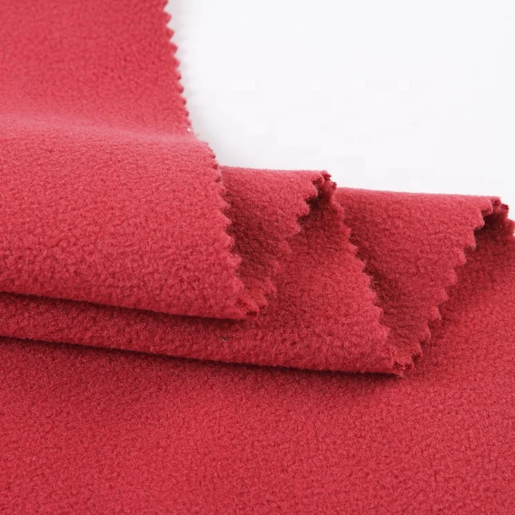 Heavy thick baby wear different types fleece bonded both side polar fleece raised fabric bonded fabric for coat