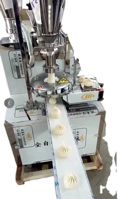 chinese bun momo baozi making machine with single/double hopper
