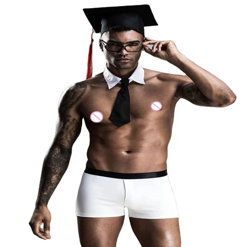 Модное популярное мужское нижнее белье для косплея для студентов, мужское нижнее белье большого размера